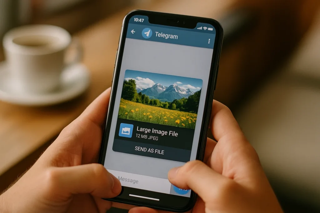how to send pictures without losing quality