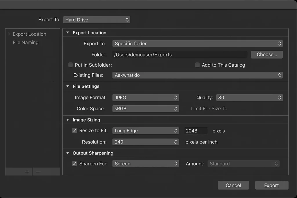 How to Export Photos from Lightroom Without Losing Quality